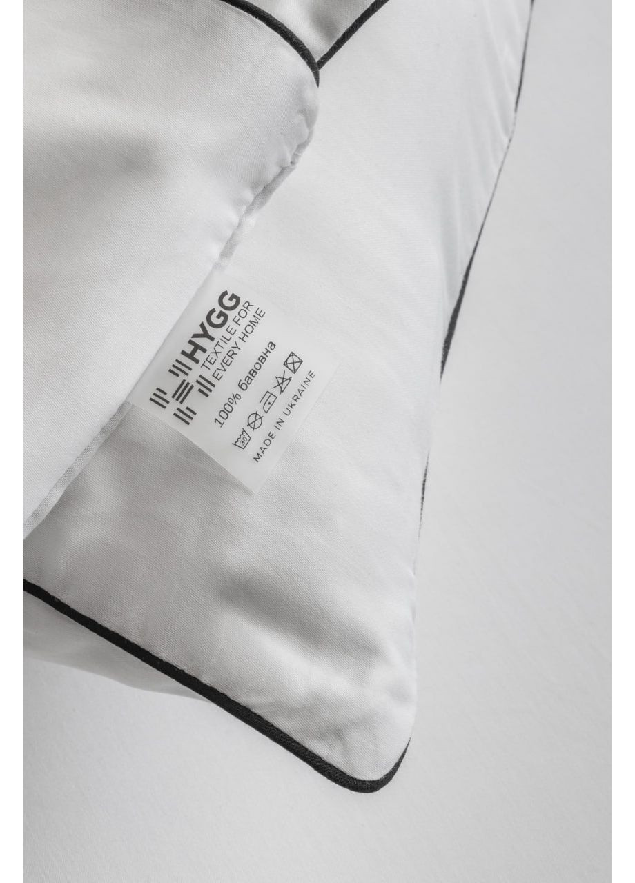 Комплект двоспальної постiльної бiлизни на гумці з кантом HYGG (368830715)