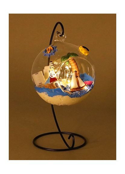 Румбокс Прибрежный берег стеклянный шар с подсветкой Набор для творчества DIY No Brand (362452919)