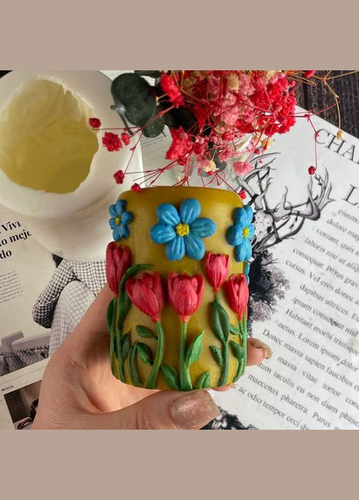 Форма для свечей - Цветочная магия 5Candles (340476977)