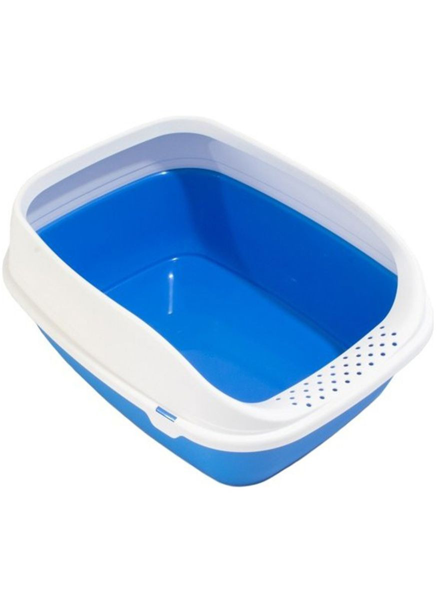 Туалет для кішок з рамкою Beta Plus Small 43 x 31 x 16 см Blue (8022967065344) MPS (307285192)