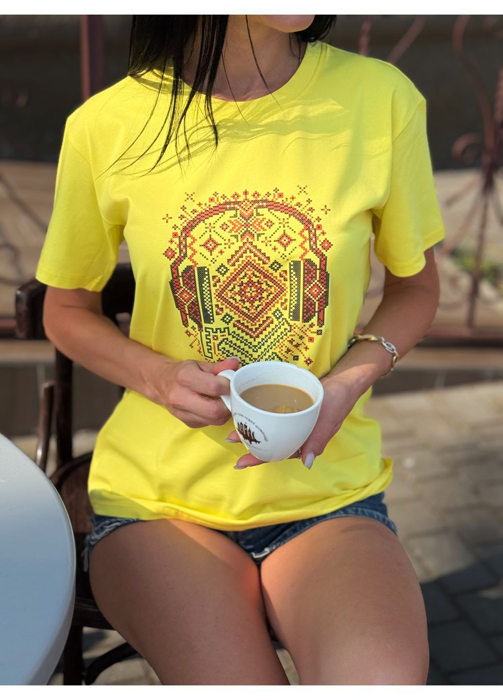 Женская футболка из хлопка Fashion Girl Identity - (353849134)