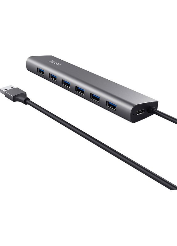 USB-хаб DALYX 7-в-1 USB-A 3.2 АЛЮМІНІЄВИЙ (24967) Trust (373217219)