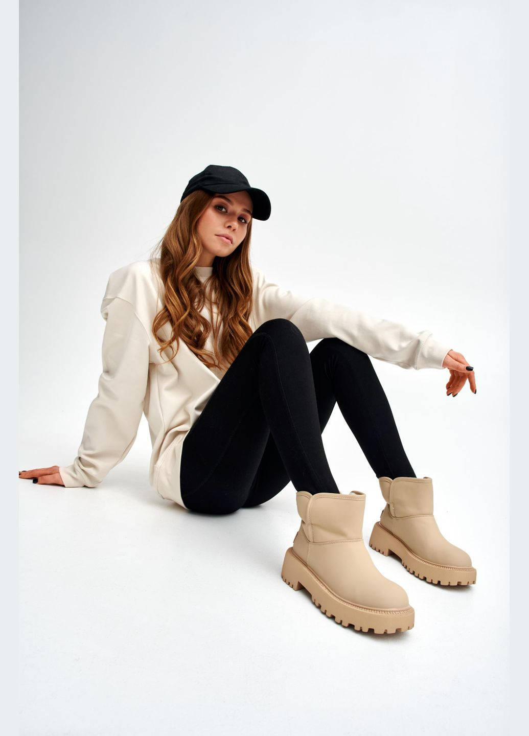 Угги, цвет бежевый Estro (325814974)