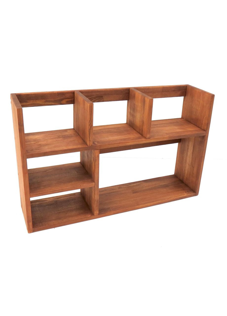 Книжкова полиця настільна з дерева Шолохов 80 савоярді (КПЛ-800715) No Brand (328414277)