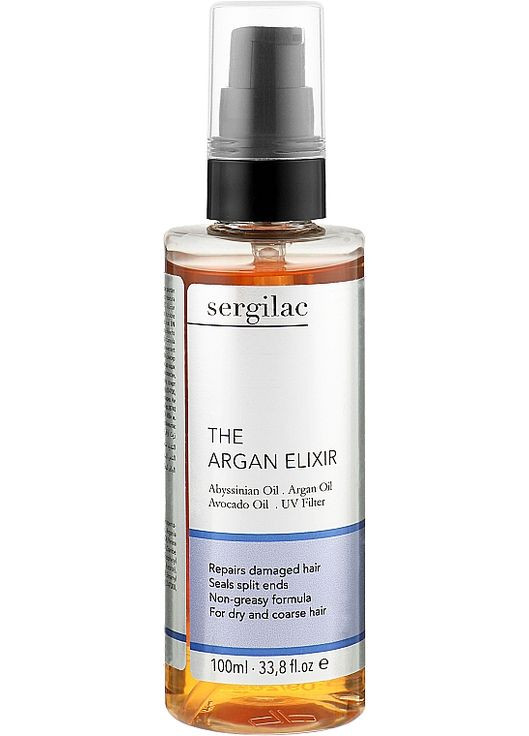 Эликсир для волос с аргановым маслом The Argan Elixir 100ml (950654-77181) Sergilac (368635009)