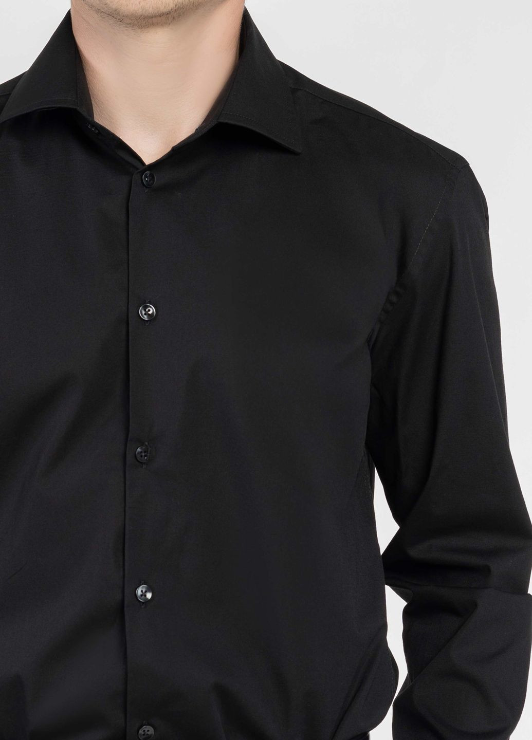 Черная кэжуал рубашка Arber