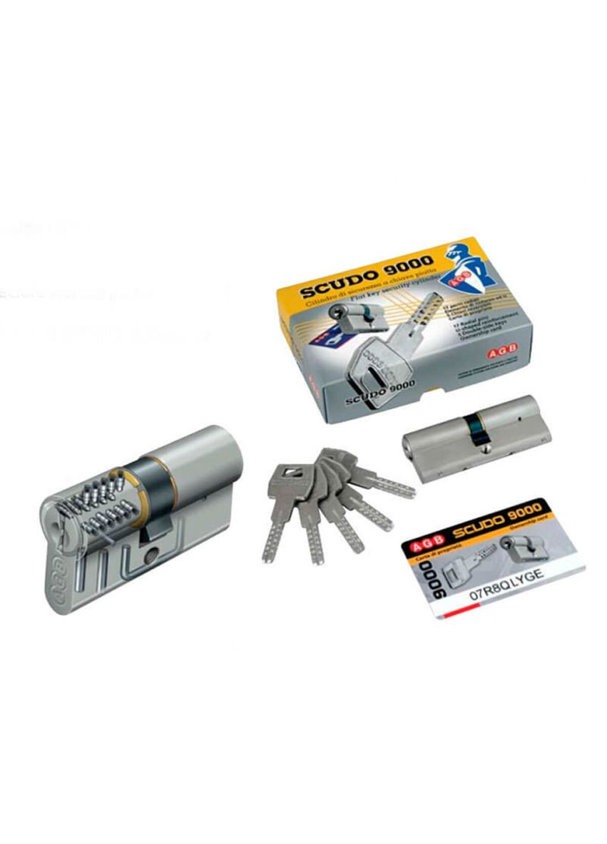 Art. C920103030 Циліндр Scudo 9000 70mm пол.латунь AGB (322647995)