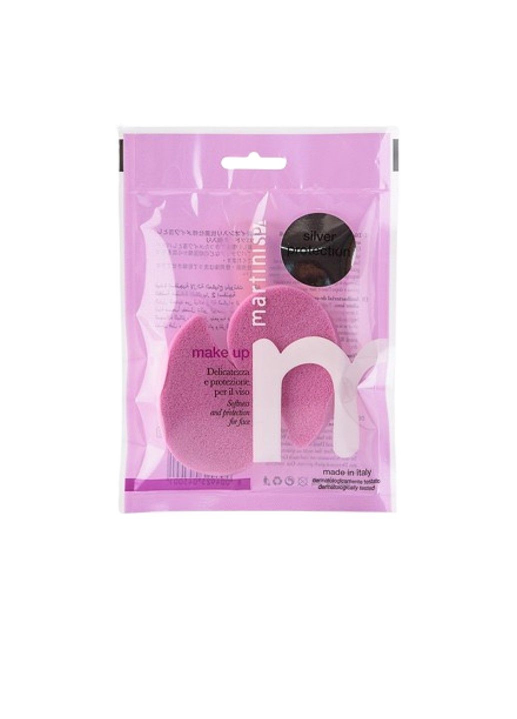 Спонж для очищения и нанесения макияжа Antibacterial Pads With Silver Ions с ионами серебра Martini Spa (325877697)