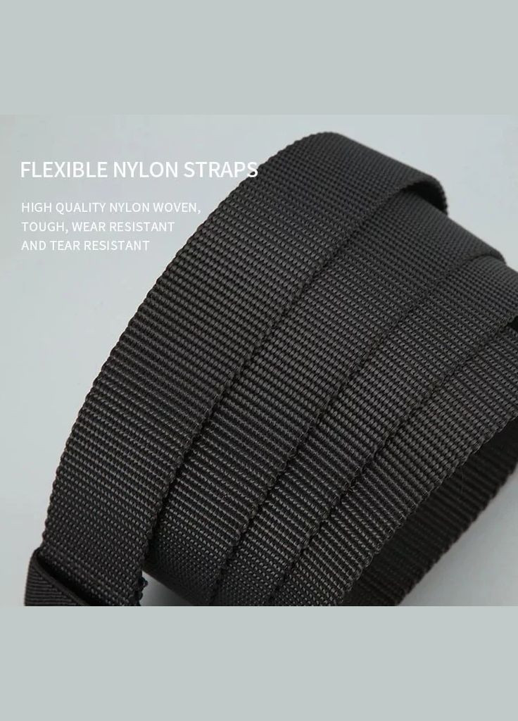 Ремінь Армійський Поясний Тактичний ЗСУ Військовий Регульований Кобра 140*3,8см - Black (5002379) Clefers (300854118)