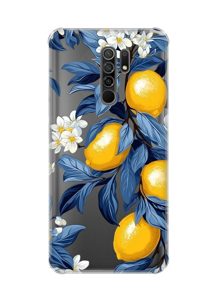 Чохол з потовщеними кутами на Xiaomi Redmi 9 Лимонне дерево (принт 417) Creative (361112887)