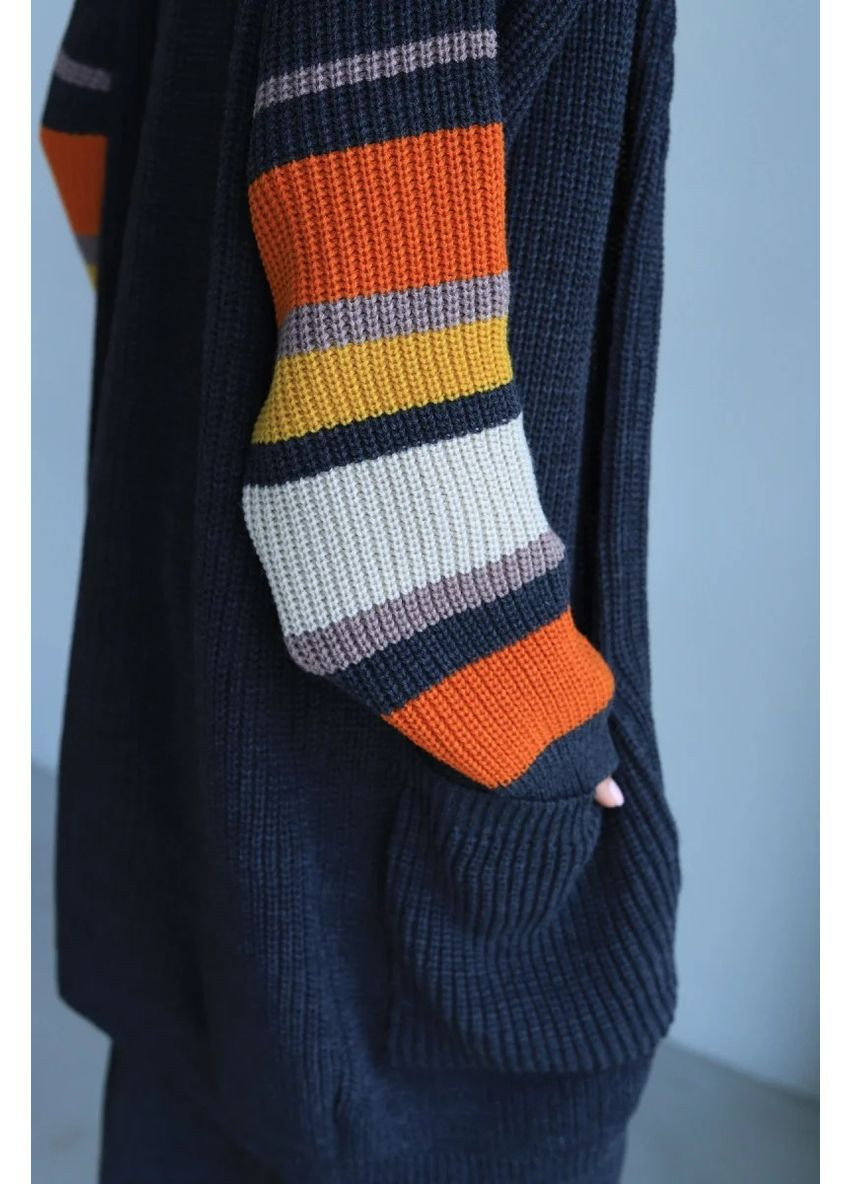 Кардиган, колір Темно-сірий Nita (367831658)