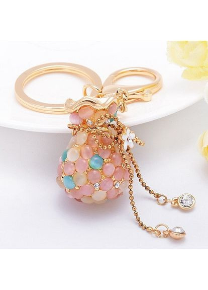 Креативный модный брелок подвеска в виде Монетного-мешочка с кристаллами No Brand (305866271)