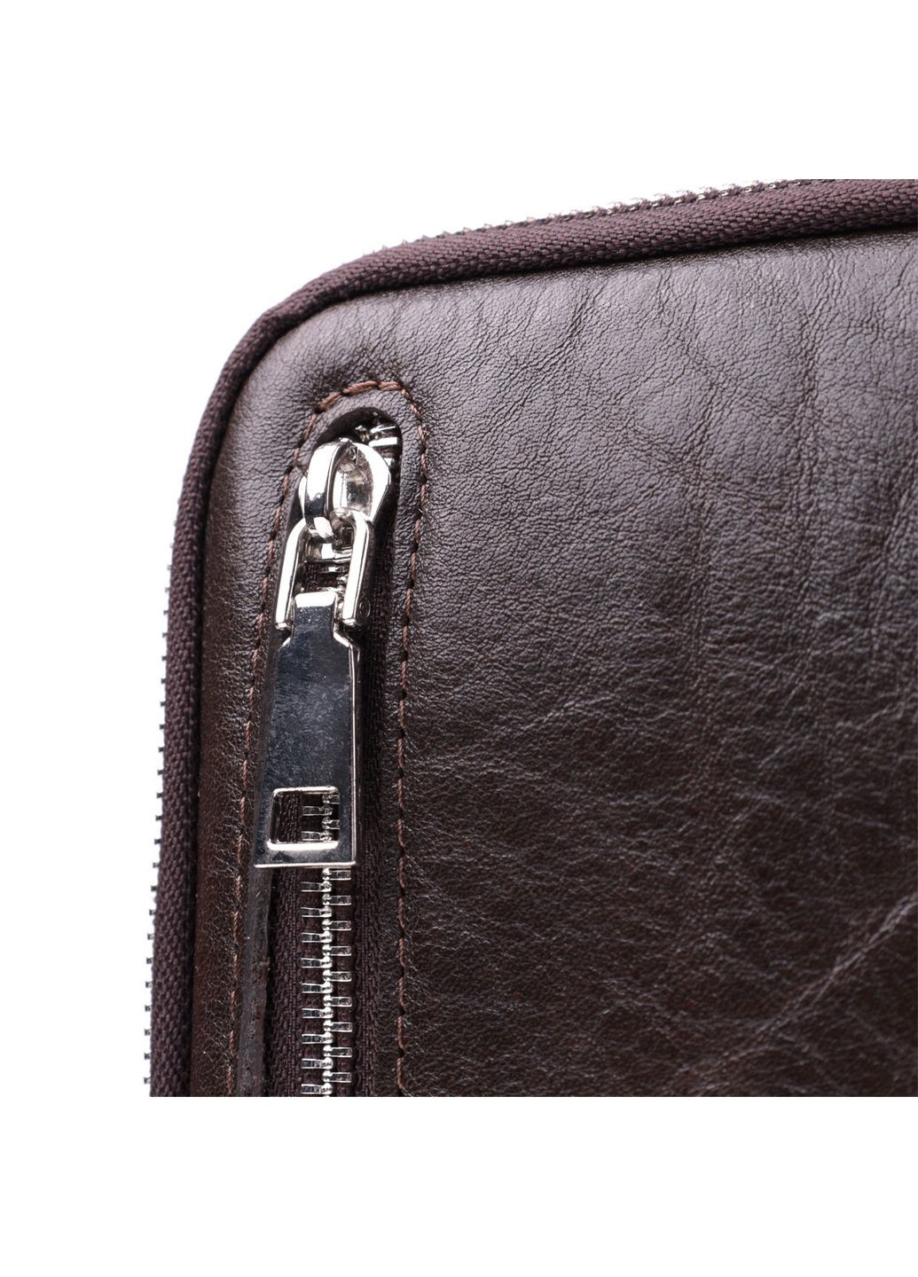 Чоловіча прямокутна сумка бананка з натуральної шкіри 15,5х20,5х3,5 см Grande Pelle (315872755)