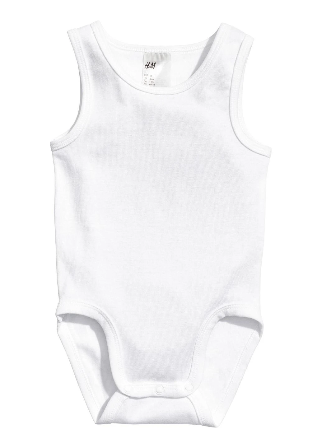 Боди,белый, H&M (260007422)