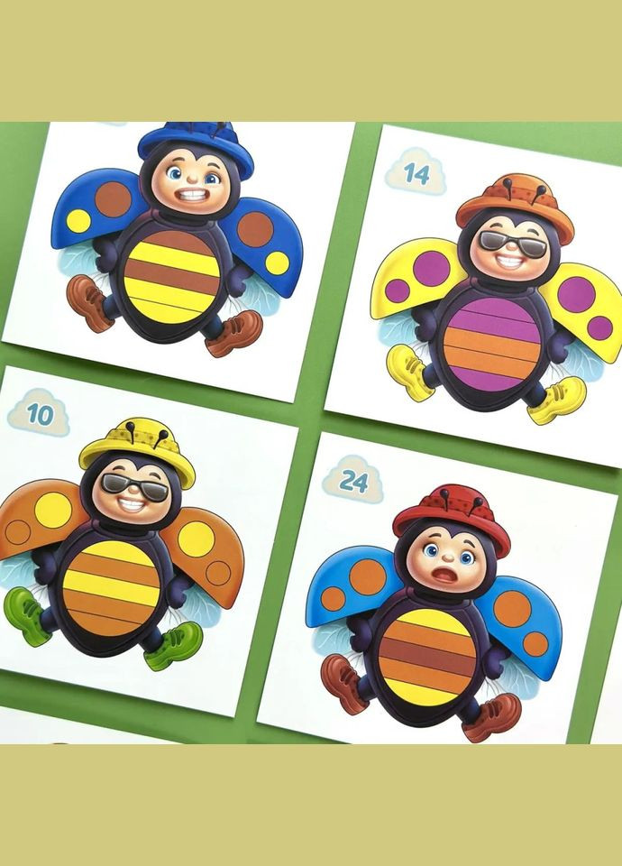 Развивающий пазл-вкладыш "Божья коровка эмоции" (ПСД280) PSD280 Ubumblebees (364894461)