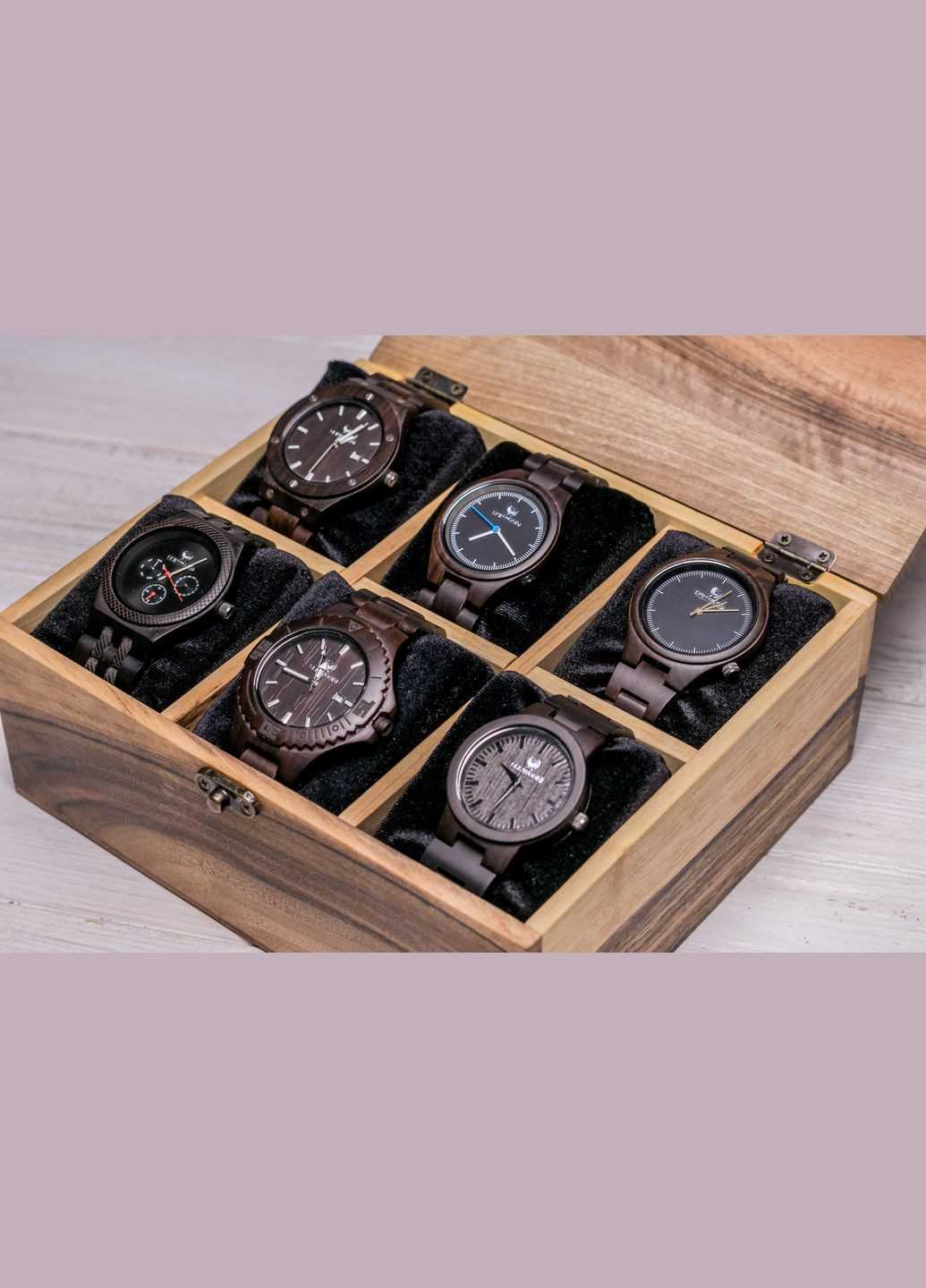 Коробочка для годинників з персональним гравіюванням EcoWalnut (295266086)