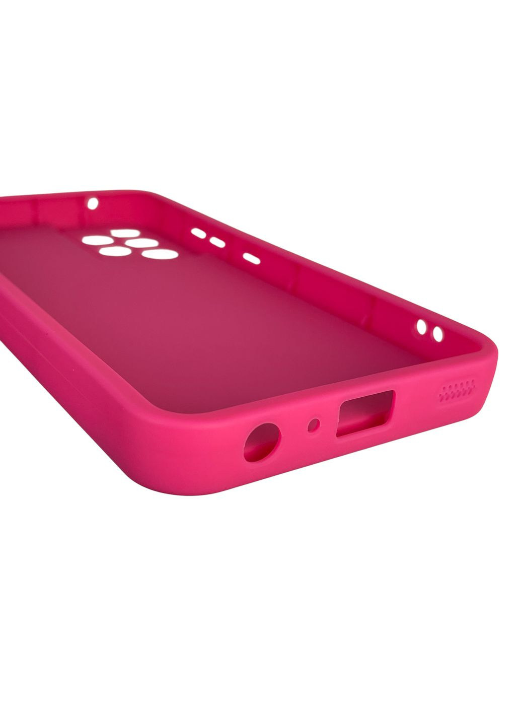 Чехол силиконовый Soft Touch с 3D принтом для Galaxy A52s (SM-A528F) малиновый (Полная защита камеры) Samsung (371652769)