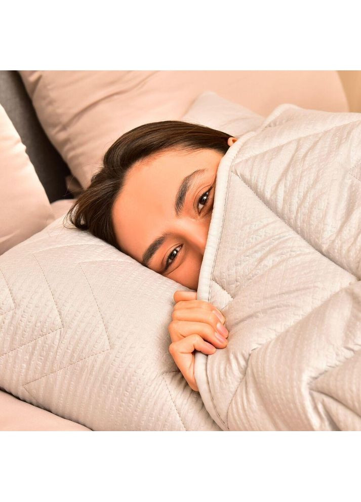 Одеяло летнее 140х210 см NORDIC антиаллергенное для лета облегченное серое евро IDEIA (367726655)