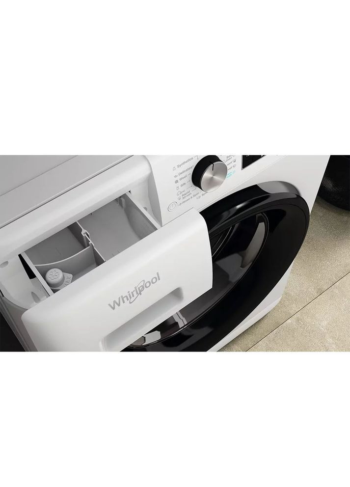 Пральна машина FFB10469BVUA фронтальна, 10кг, 1400, A+++, 60см, дисплей, пара, інвертор, люк чорний, WHIRLPOOL (365824815)