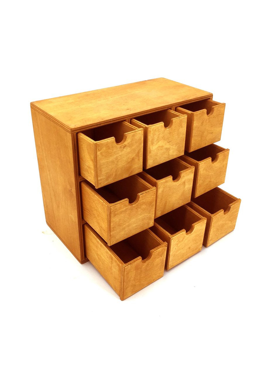 Органайзер настільний з дерева Вітбей каррі (КНЦ-006003) No Brand (328224869)