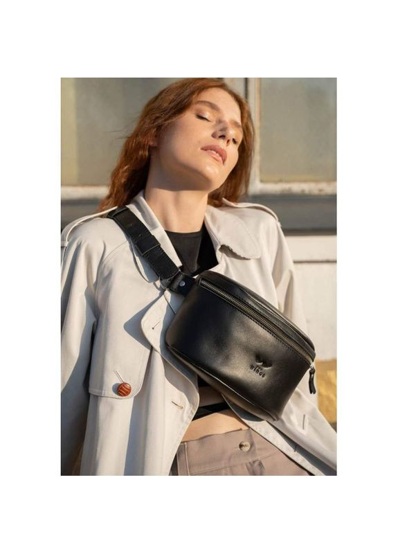 Сумка жіноча шкіряна через плече Explorer S краст Чорний The Wings (302007353)