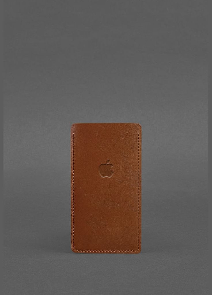 Шкіряний чохол для iPhone 12 Світло-коричневий (A-027635) BlankNote (329899495)