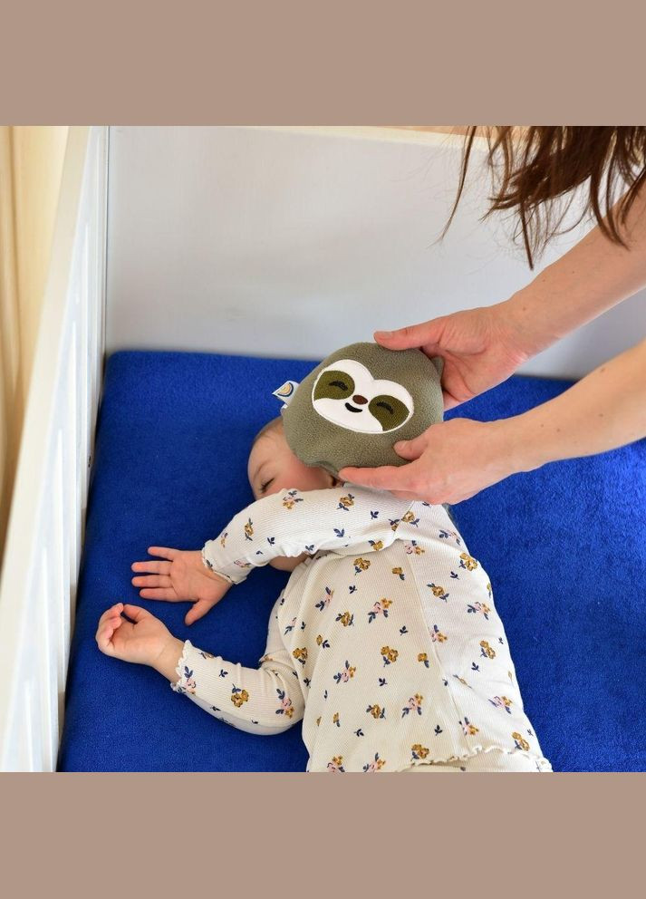 Подушка-грілка Обіймашка з насінням льону Papaella 18x18 - Лінивець IDEIA (325989443)