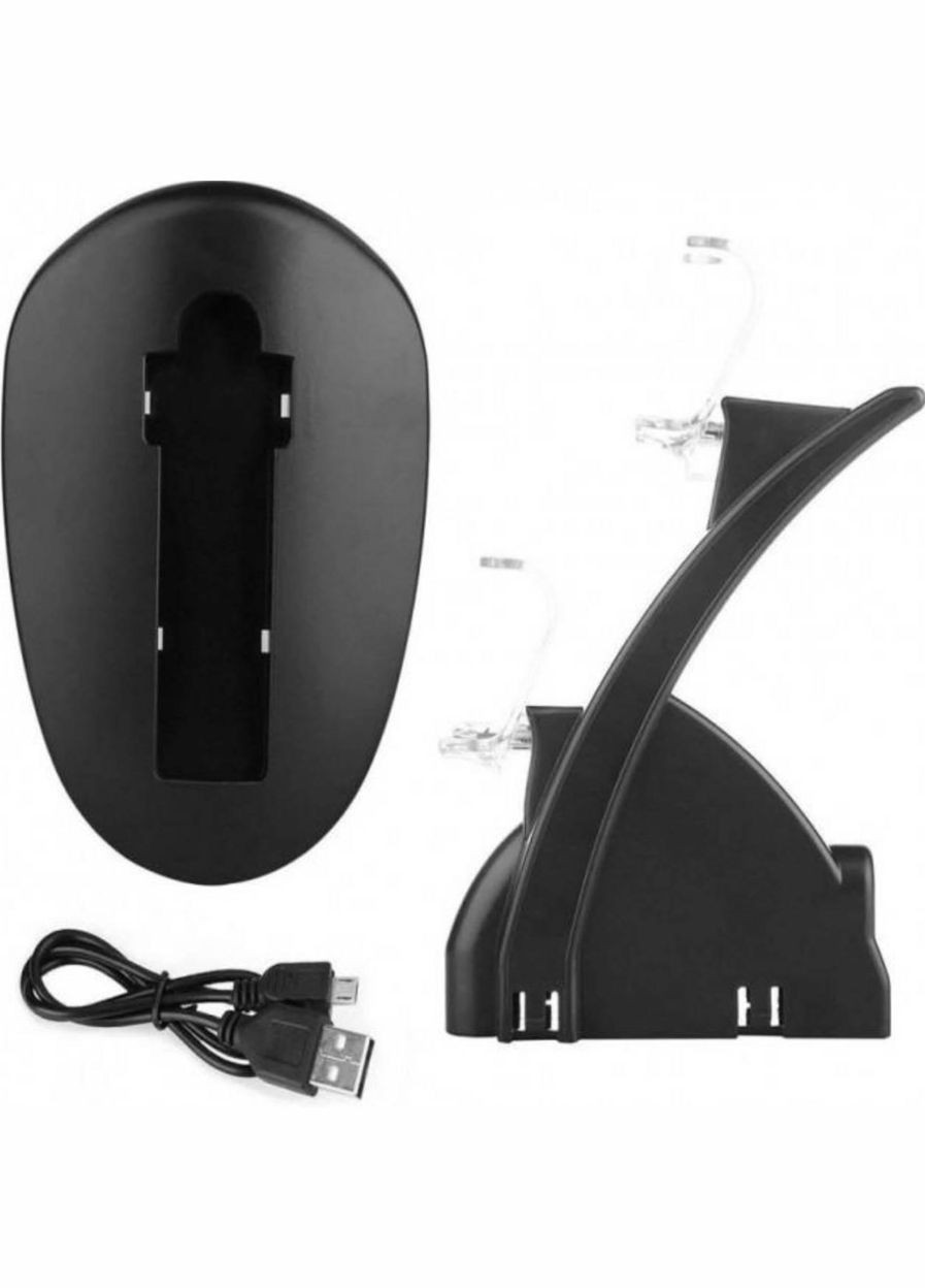 Подвійна зарядна станція Dual USB Charging Stand для геймпадів PlayStation (PS4 / PS4 Slim / PS4 Pro) No Brand (330778989)
