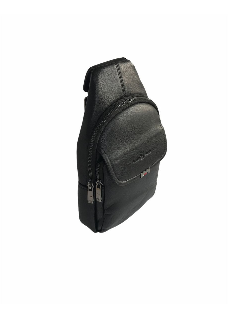 Мужская сумка Bradford из эко-кожи 8935 черная 30х16.5х4 No Brand (371682628)