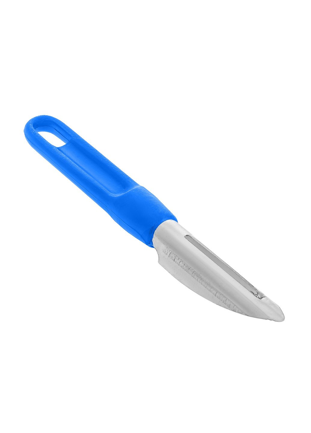 Рибочистка ніж для чищення риби та видалення серцевини з картоплі, яблук, груш та перців 18 см Синій Kitchette (301023058)