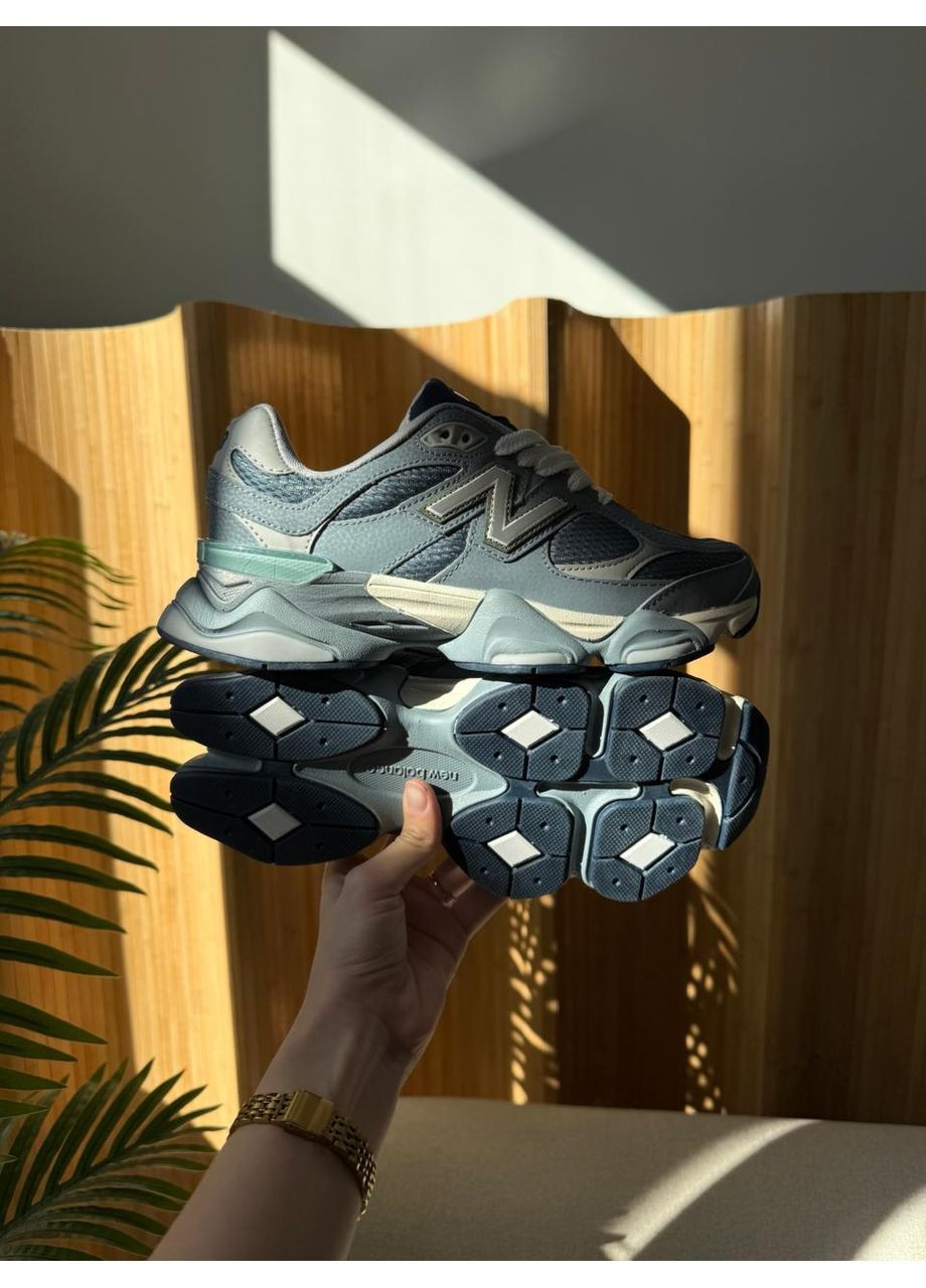 Кросівки жіночі New Balance Arctic Grey No Brand 9060 сіро-голубі демісезони (368867218)