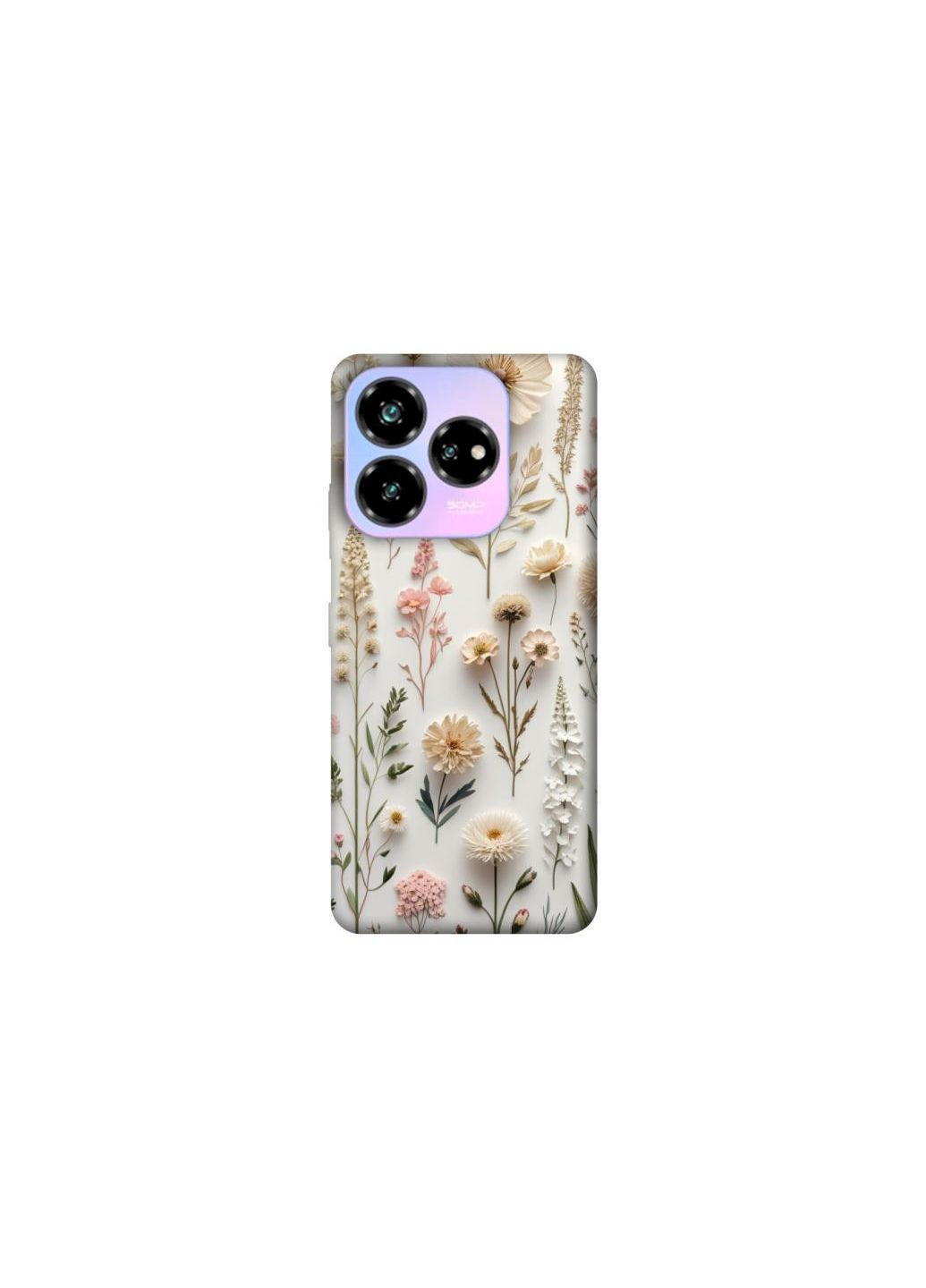 Чехол на ZTE Nubia V60 Floral design ver.1 Frontalka (363903262)