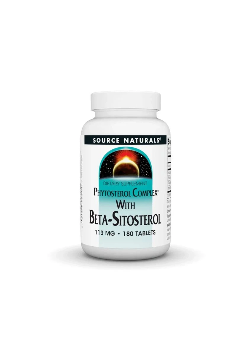 Бета-Ситостерол комплекс Phytosterol Complex with Beta-Sitosterol 113 мг 180 таблеток Source Naturals (361114059)