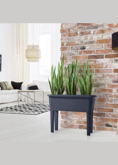 Вазон Respana Planter Set 52 л сірий Prosperplast (316615327)