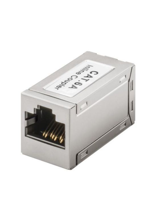 Переходник сетевой RJ45 STP6a F/F (мама/мама) адаптер Coupler Metal Gold Lucom (370888456)