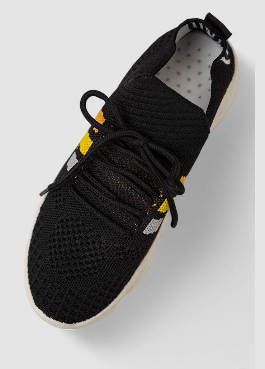 Кроссовки женские текстильные Ager 244R281K чёрные лето (317638165)