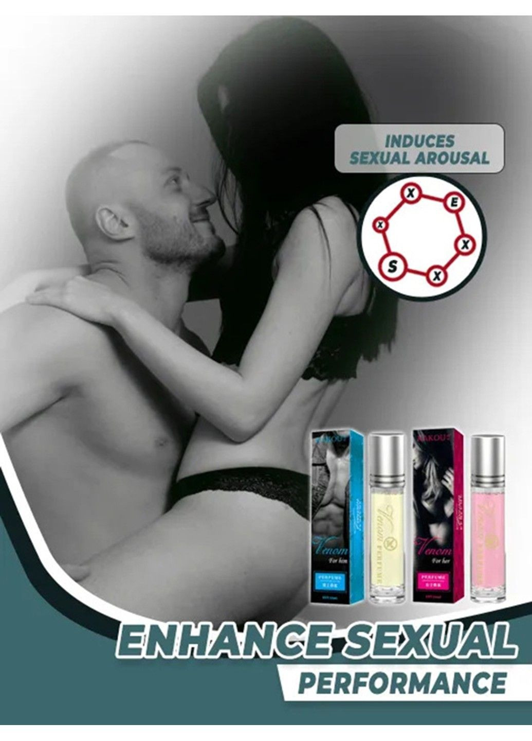 Чоловіча парфумерна вода з феромонами Venom For Him 10 ml We Love (319846853)