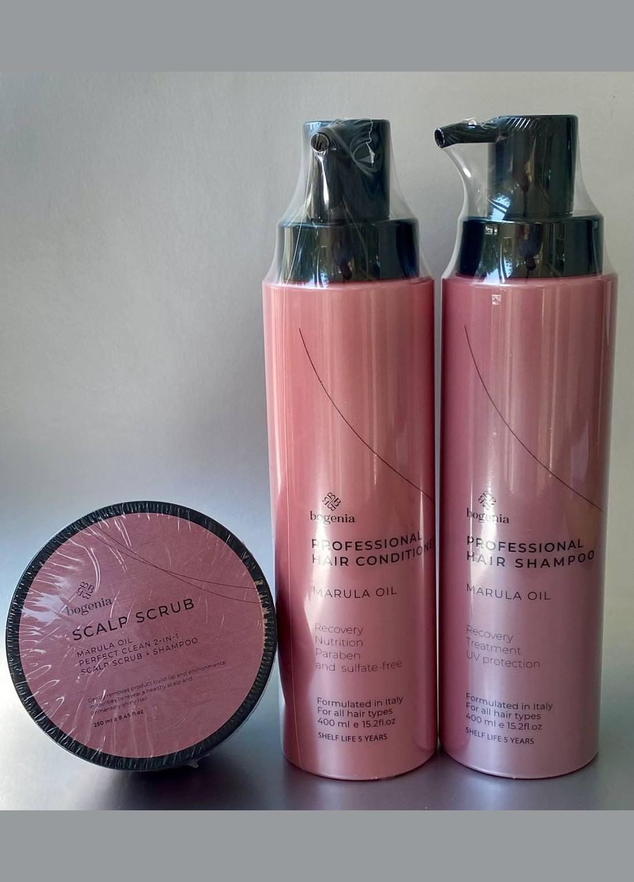 Набор для ухода за волосами с маслом марулы №45 Bogenia (306379411)