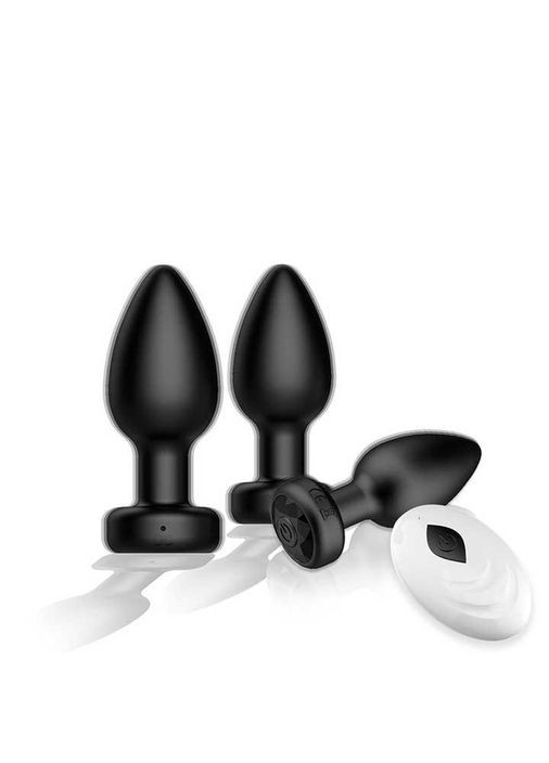 Смарт анальная пробка Equinox USB 9 см с Д/У Черный Magic Motion (368669176)