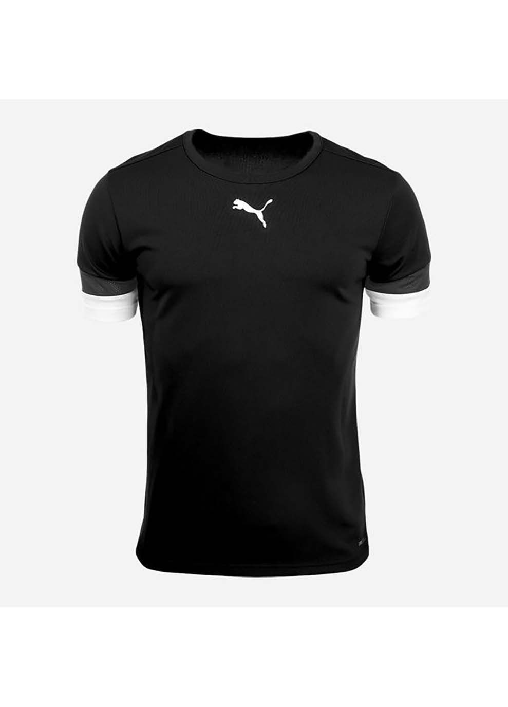 Зеленая летняя футболка teamrise jersey jr зеленый дет Puma