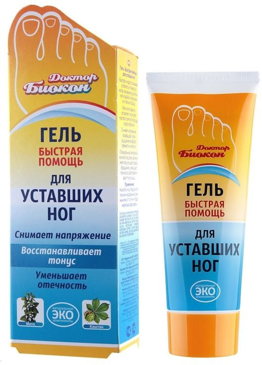 Гель для усталых ног Доктор 75ml (83595-21841) Биокон (368662277)