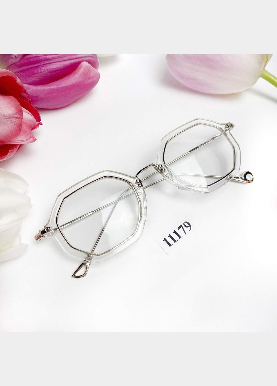 Іміджеві окуляри в прозорій оправі No Brand (332989221)