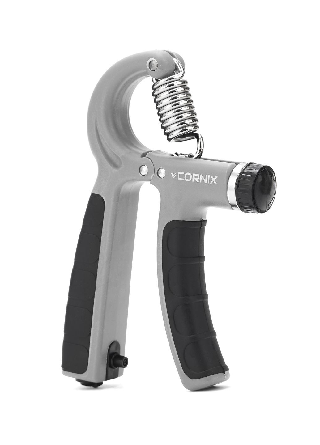Еспандер кистьовий 5-60 кг з регульованим навантаженням та лічильником XR-0268 Grey/Black Cornix (304252799)