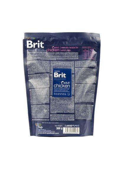 Сухий корм Cat by Nature Adult Chicken для котів, з куркою, 300 г Brit Premium (362701806)