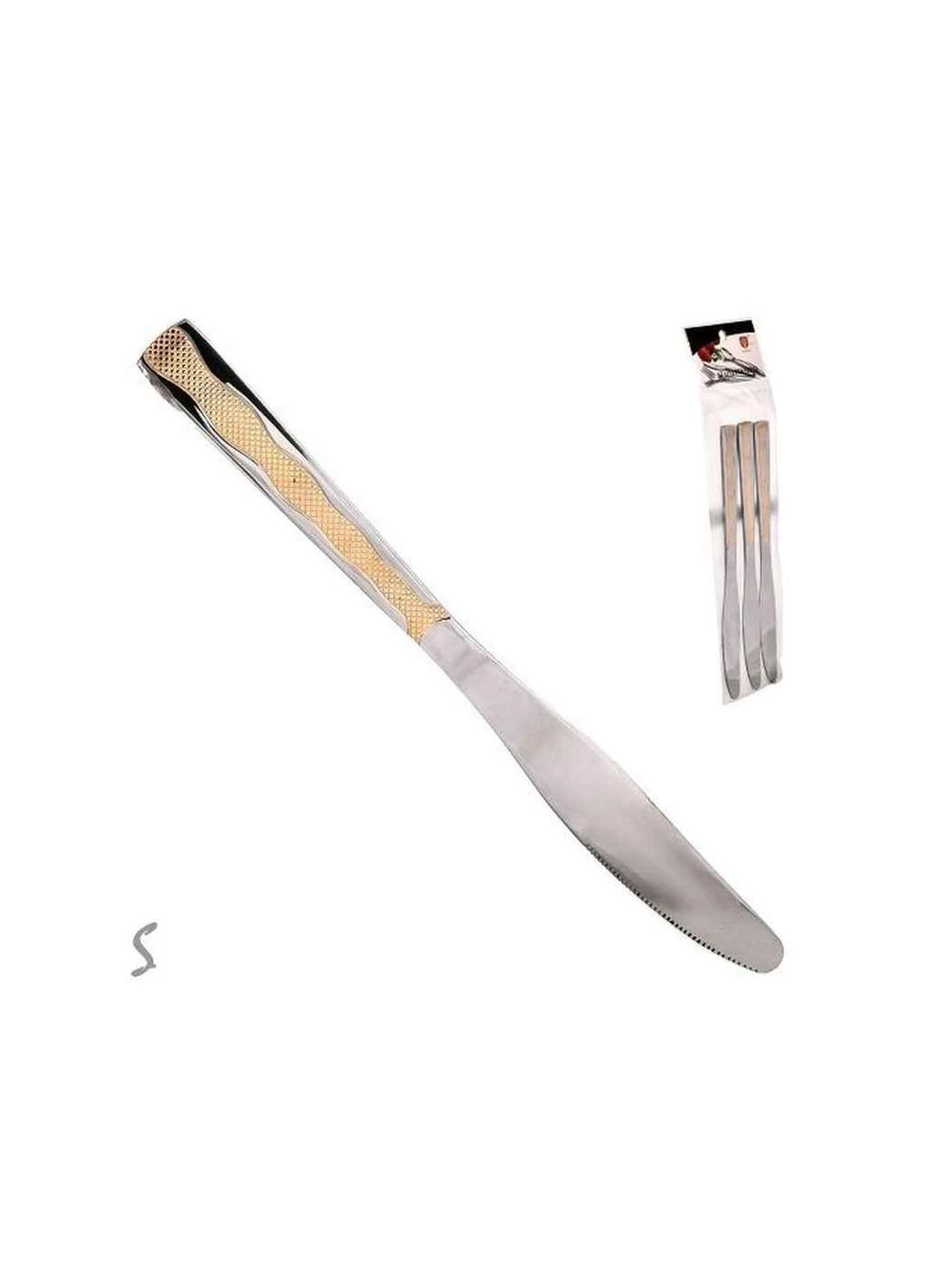 Нож столовый 3шт SS Snake 22.4см R89939 ТМ STENSON No Brand (387553250)