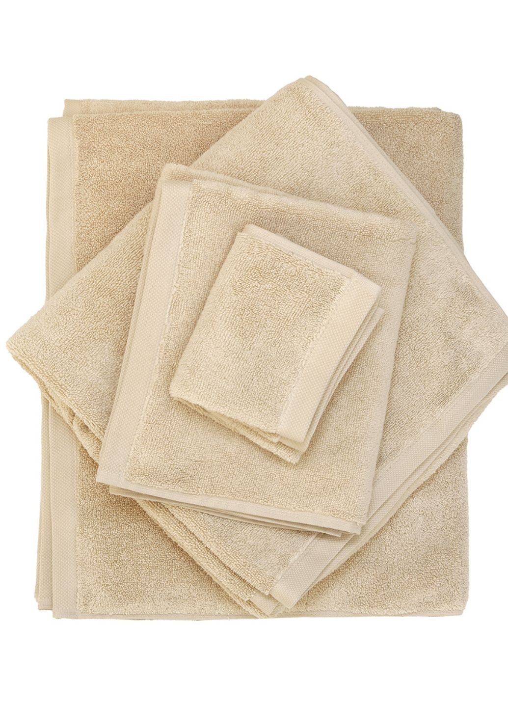 Рушник "Ніжність" 70x140 см MVM однотонний бежевий