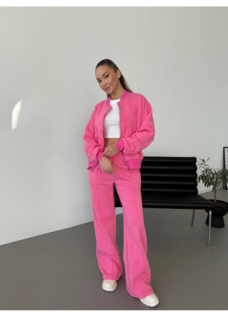 Жіночий теплий костюм з манжетами No Brand (362588352)