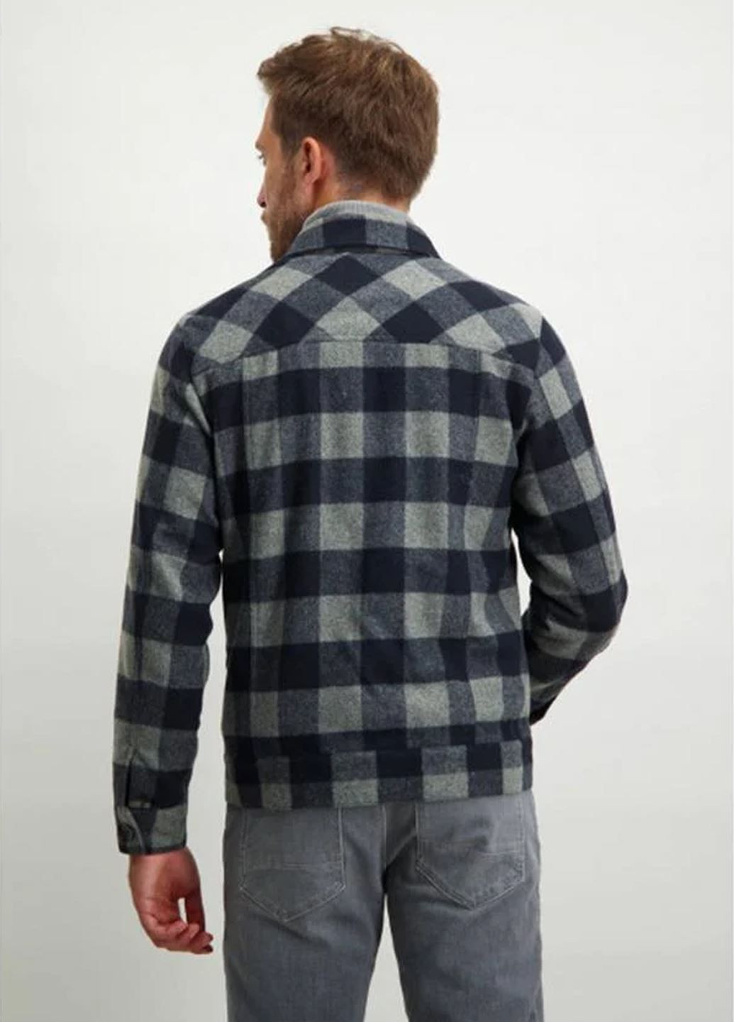 Мужская рубашка-куртка в клетку State of Art (361400183)