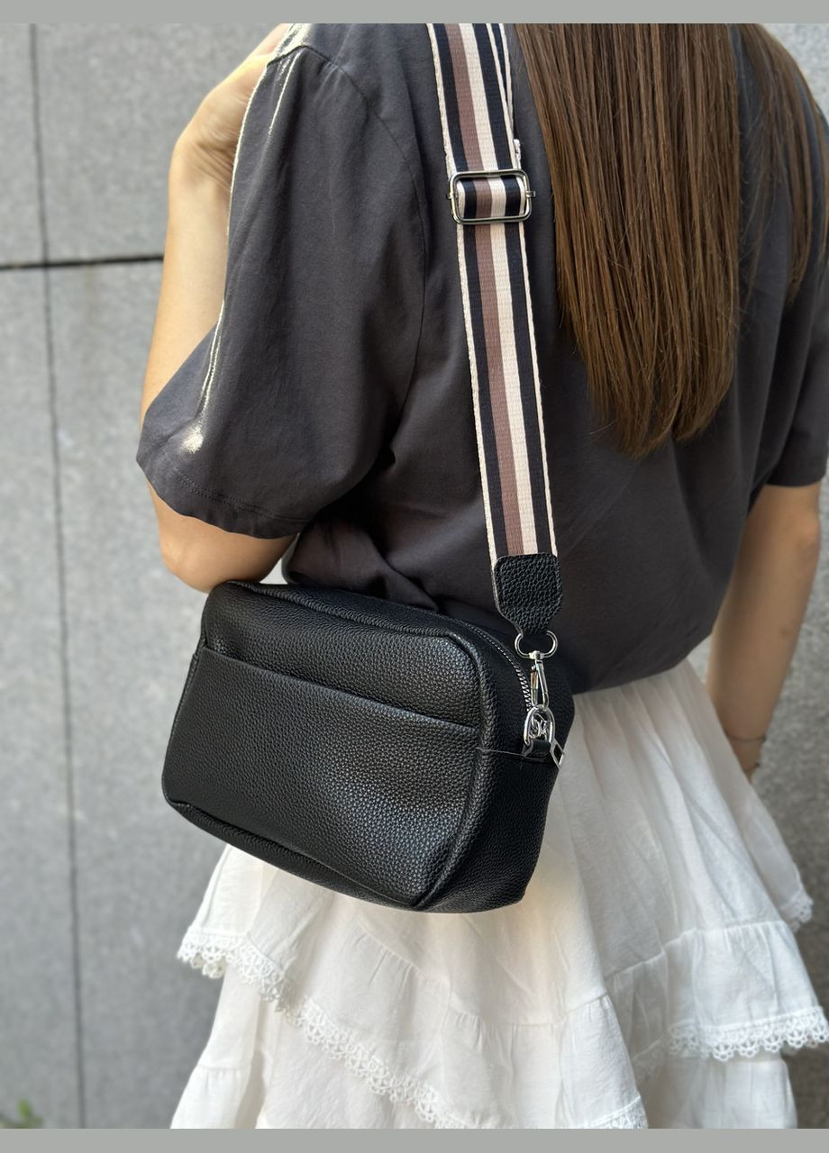 Женская сумка 9307 кросс-боди через плечо черная No Brand (303323090)