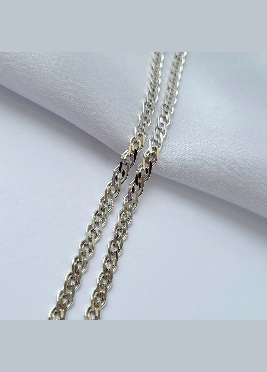 Срібний ланцюжок ланцюг плоский Нонна см срібло 925 проби 9.22 г nonna60 No Brand (306854693)